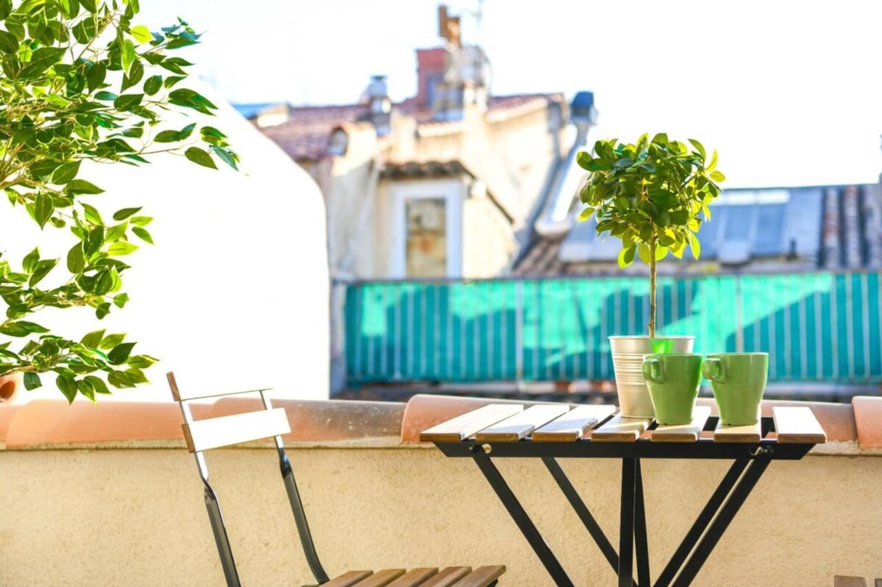 شقة Le Duplex - Terrasse Au Coeur De Marseille Panier المظهر الخارجي الصورة